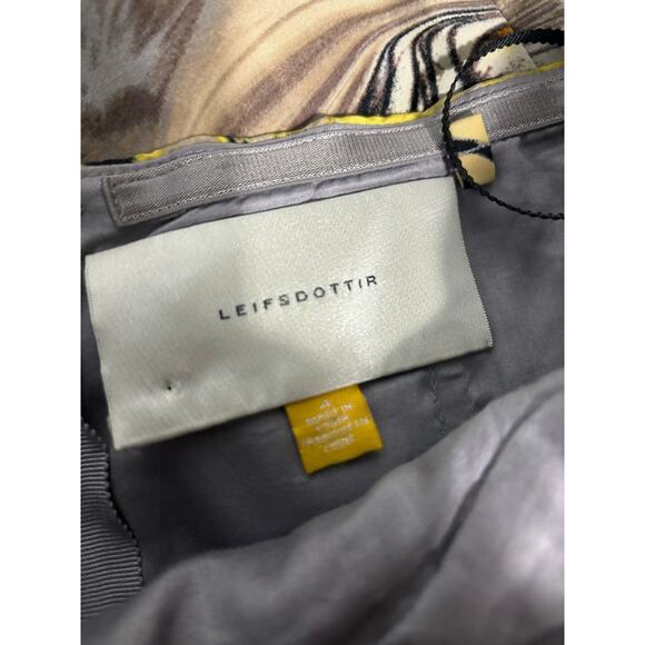 Leifsdottir Silk Strapless Dress Panther Play Size 4 Sexy Halloween Party - Picture 11 of 16